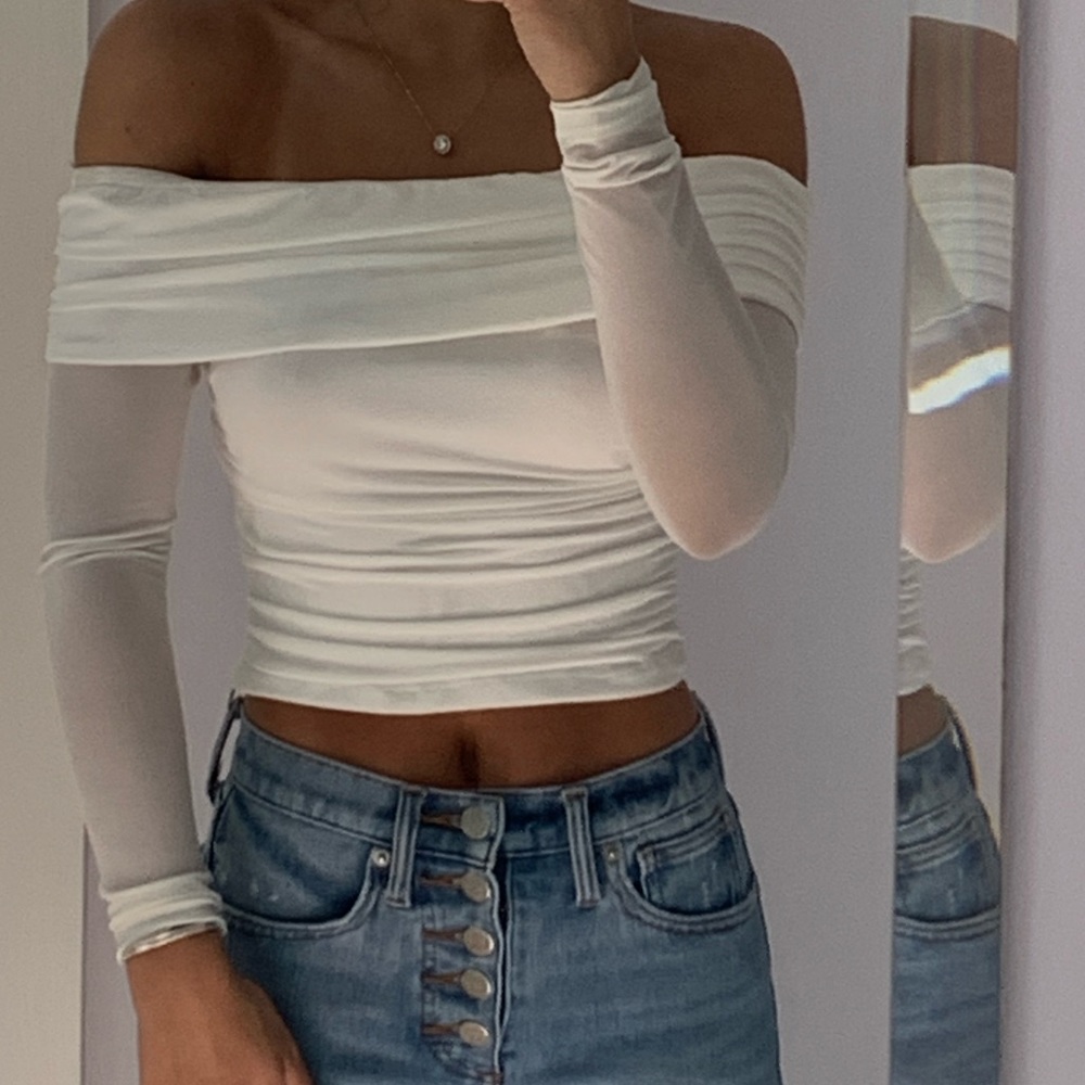 Beginning Boutique White Blouse